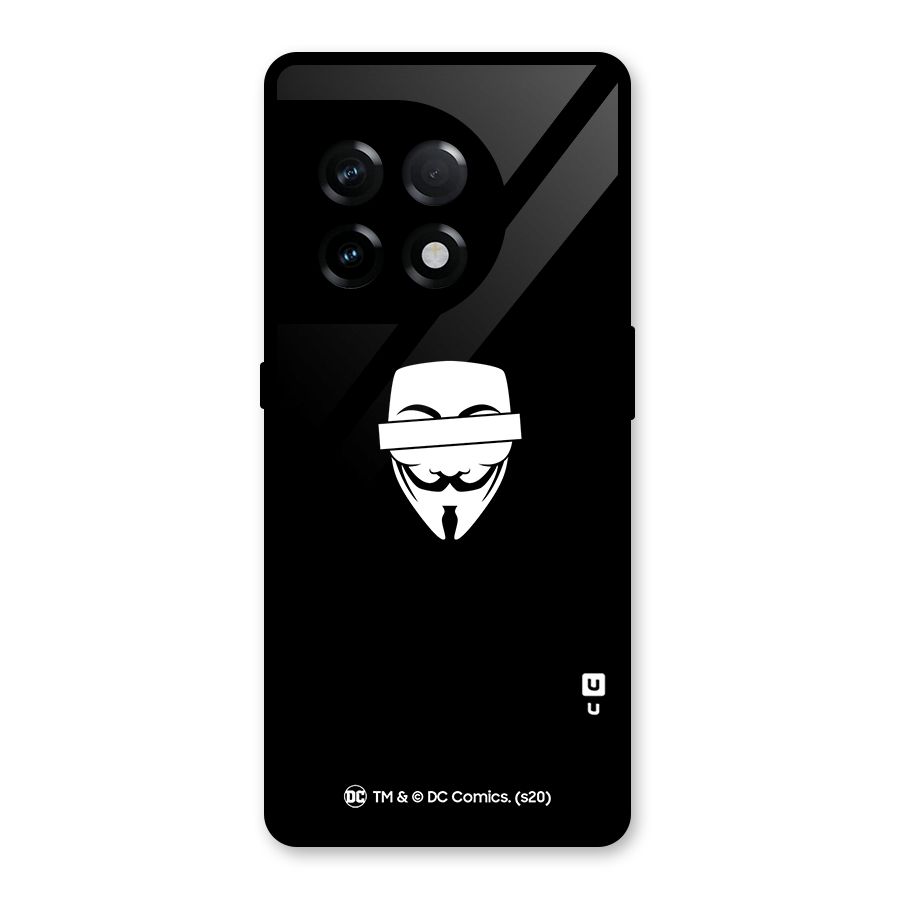 Vendetta Minimal Mask Glass Back Case for OnePlus 11R