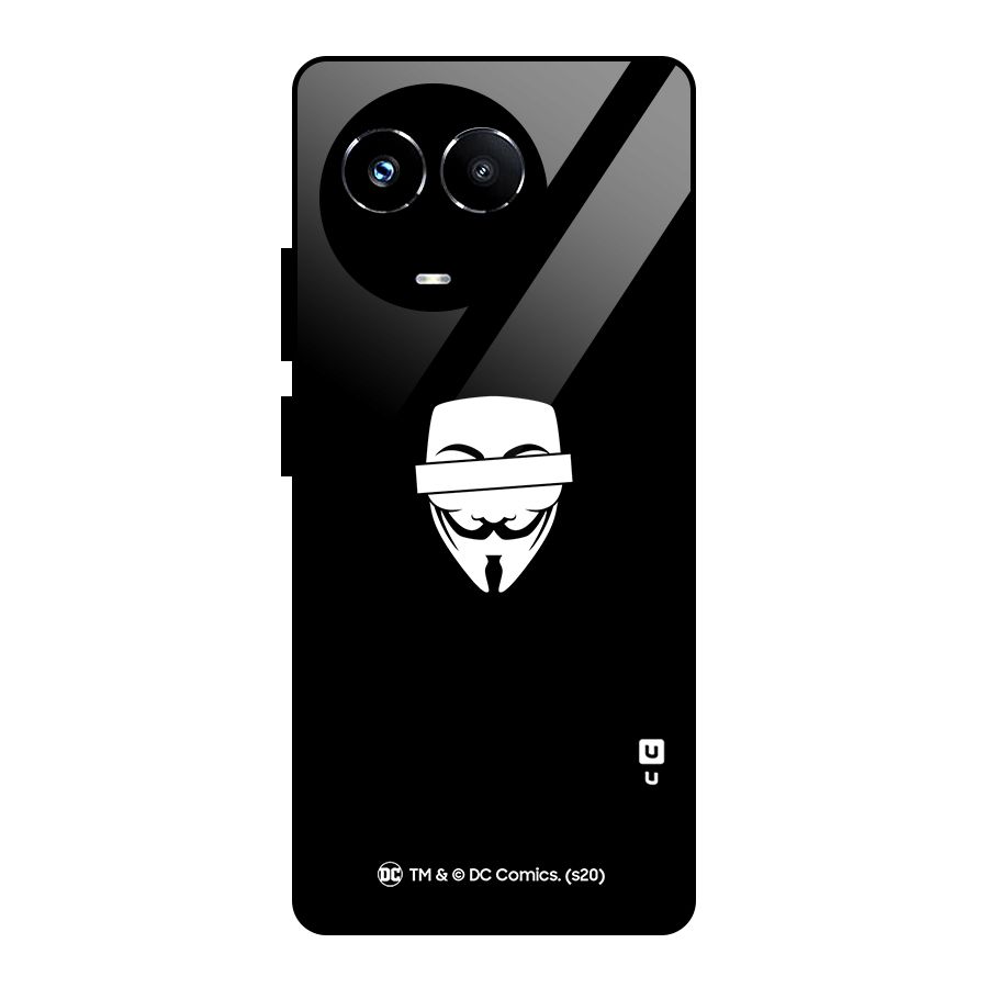 Vendetta Minimal Mask Glass Back Case for Realme 11X