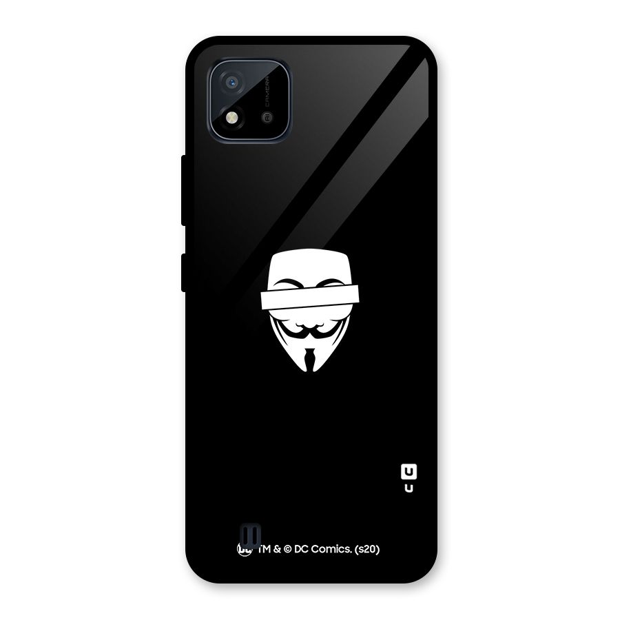 Vendetta Minimal Mask Glass Back Case for Realme C11 2021