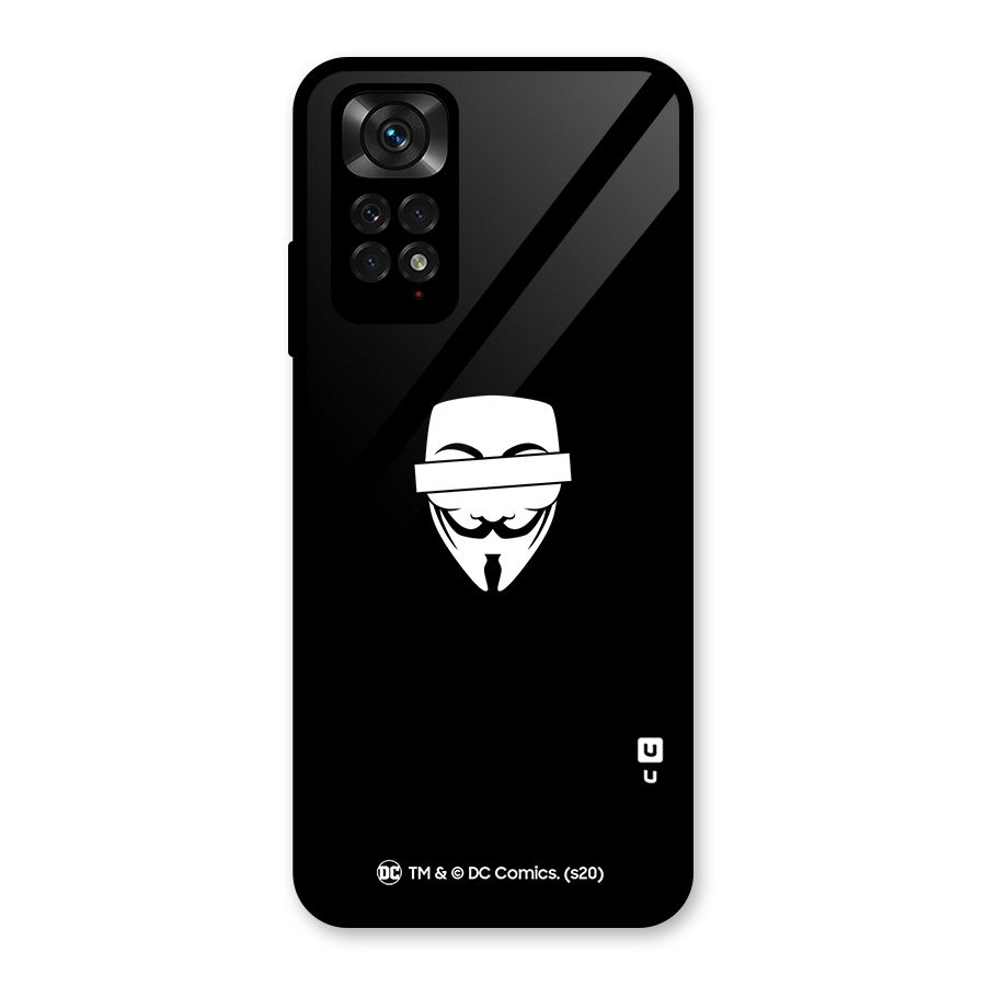 Vendetta Minimal Mask Glass Back Case for Redmi Note 11S