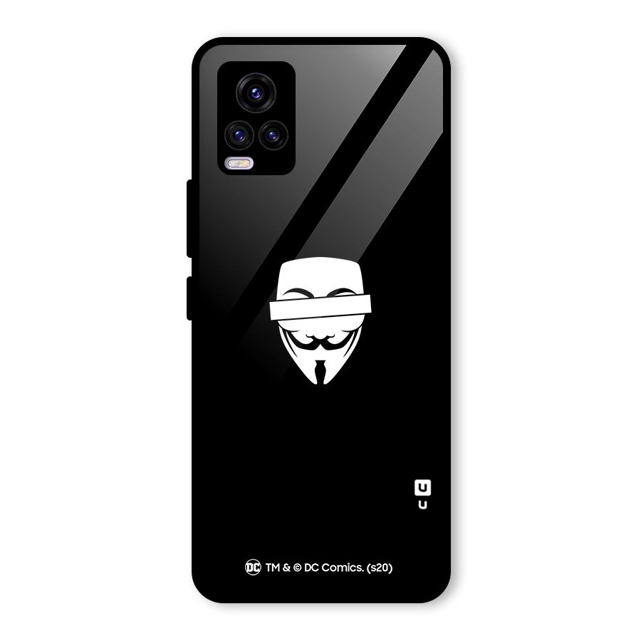 Vendetta Minimal Mask Glass Back Case for Vivo V20 2021