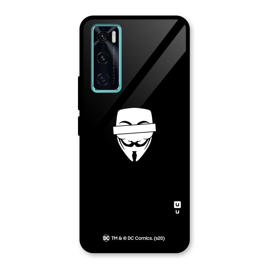 Vendetta Minimal Mask Glass Back Case for Vivo V20 SE