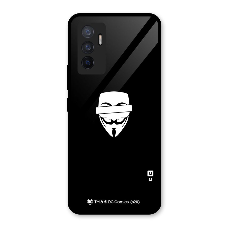 Vendetta Minimal Mask Glass Back Case for Vivo V23e
