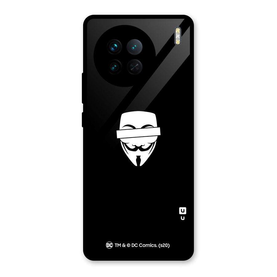 Vendetta Minimal Mask Glass Back Case for Vivo X90
