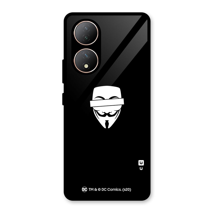Vendetta Minimal Mask Glass Back Case for Vivo Y100A