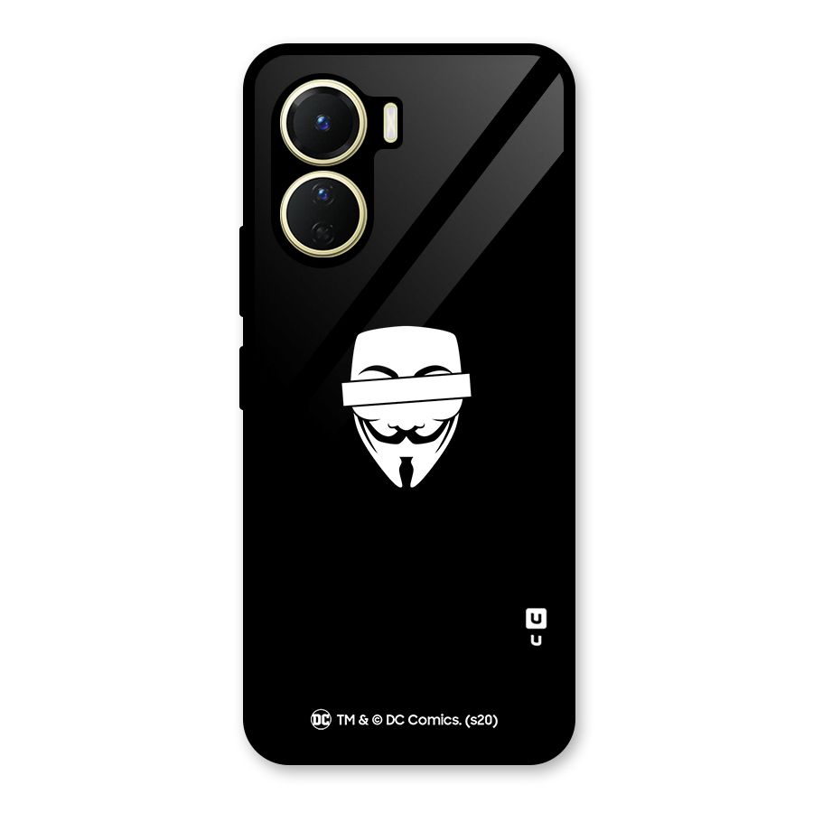 Vendetta Minimal Mask Glass Back Case for Vivo Y16