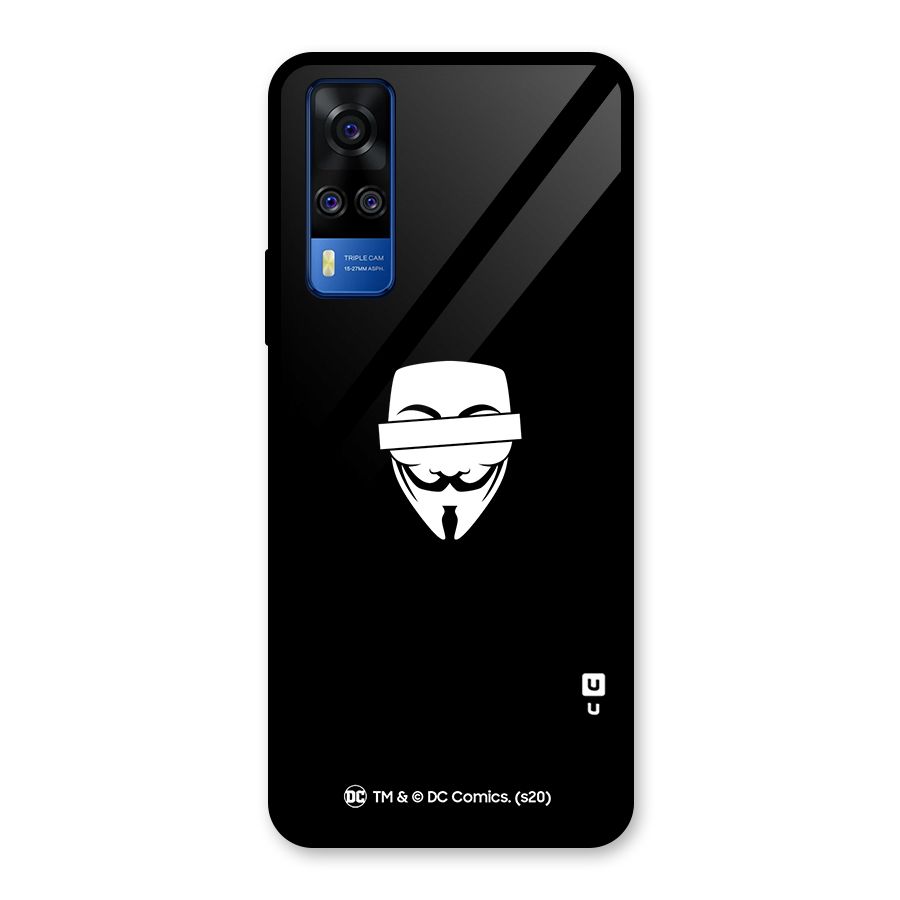 Vendetta Minimal Mask Glass Back Case for Vivo Y31