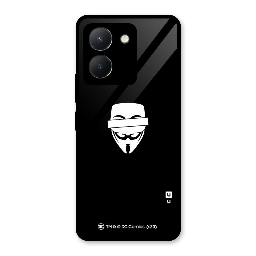 Vendetta Minimal Mask Glass Back Case for Vivo Y36