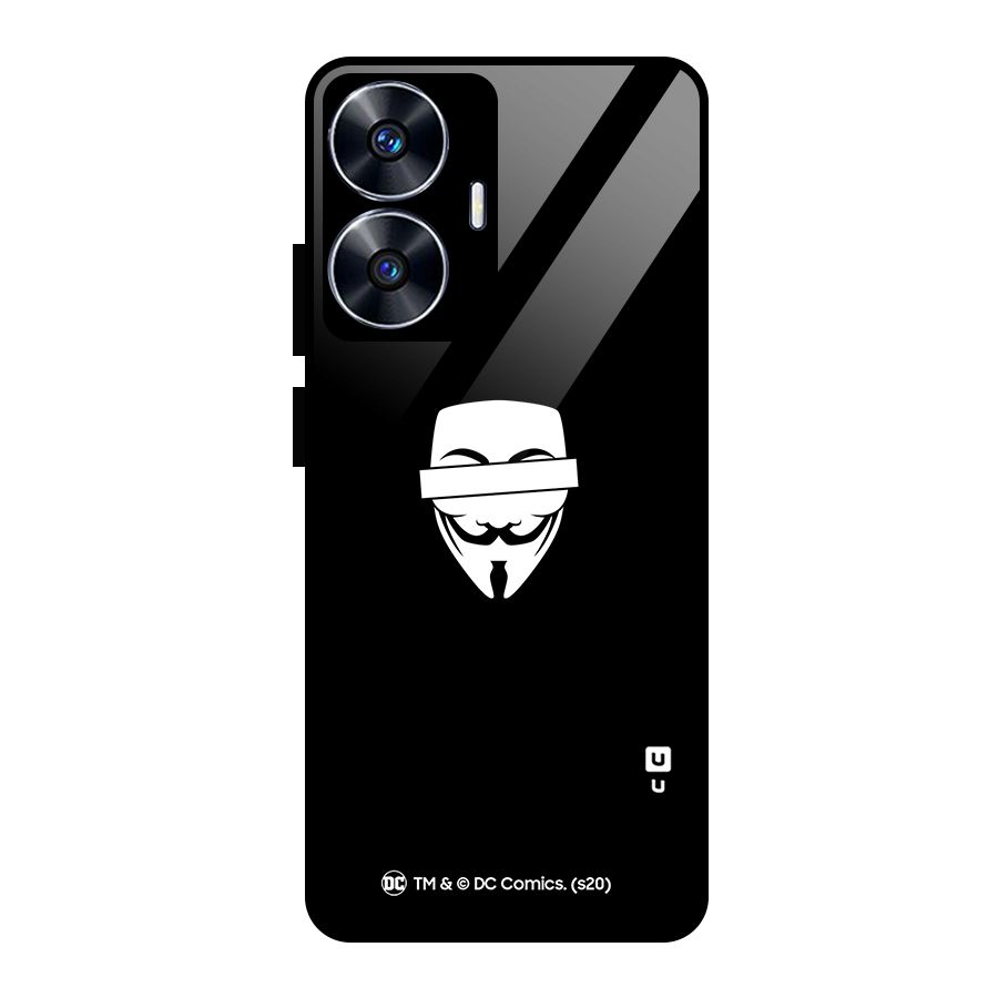 Vendetta Minimal Mask Glass Back Case for realme C55