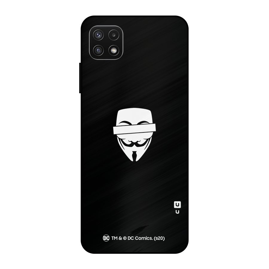 Vendetta Minimal Mask Metal Back Case for Galaxy A22 5G
