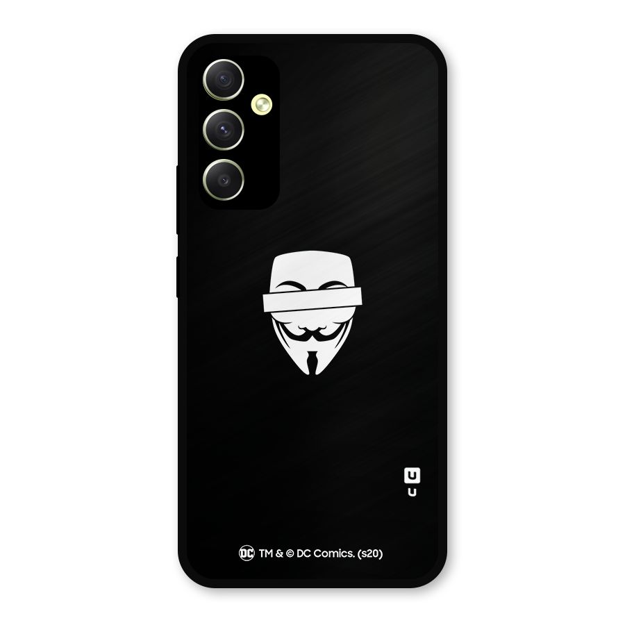 Vendetta Minimal Mask Metal Back Case for Galaxy A34
