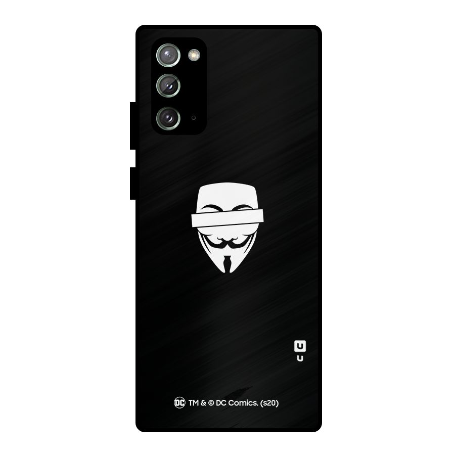 Vendetta Minimal Mask Metal Back Case for Galaxy Note 20