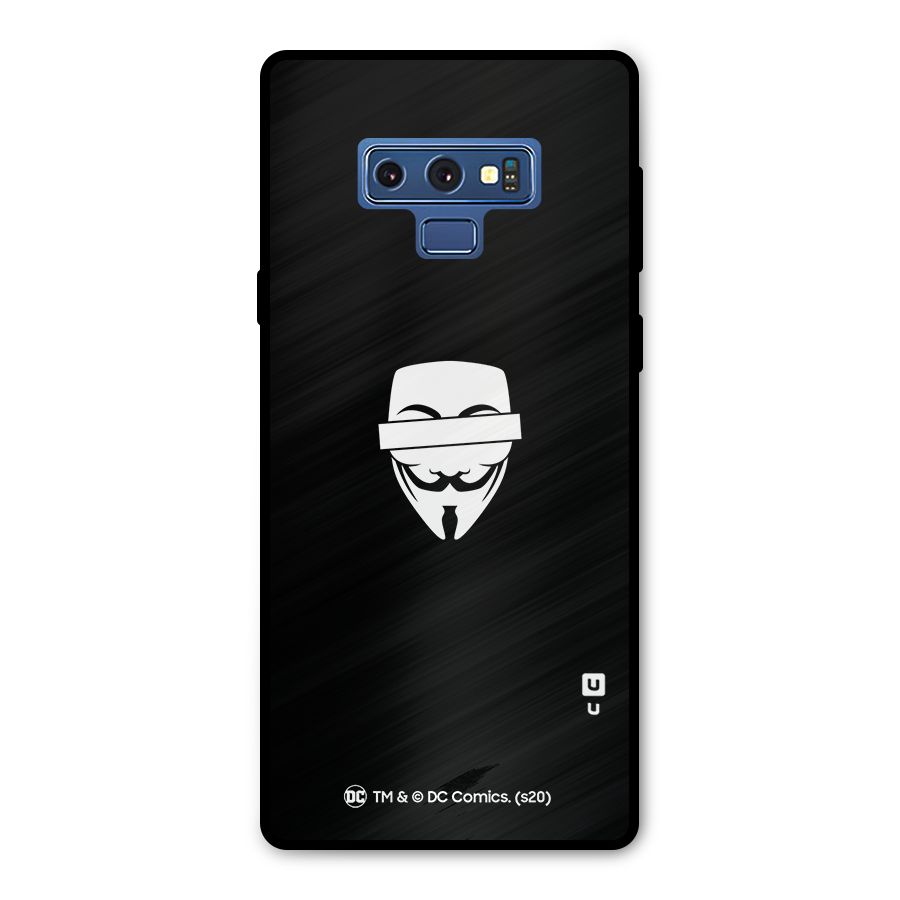 Vendetta Minimal Mask Metal Back Case for Galaxy Note 9