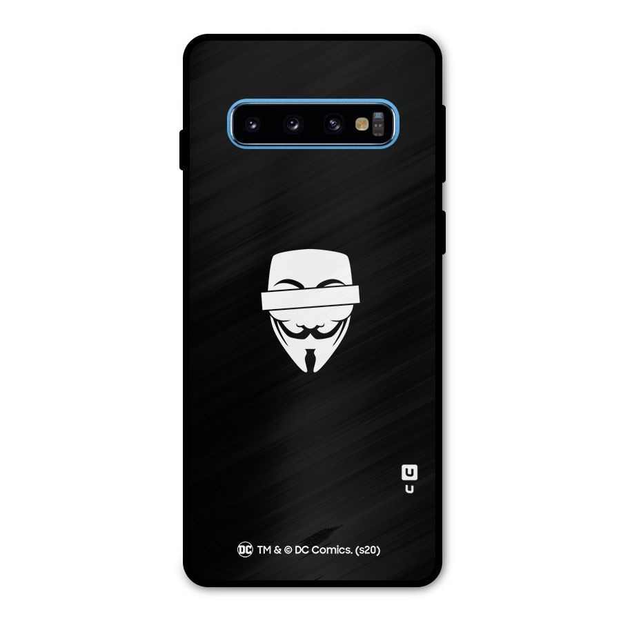 Vendetta Minimal Mask Metal Back Case for Galaxy S10