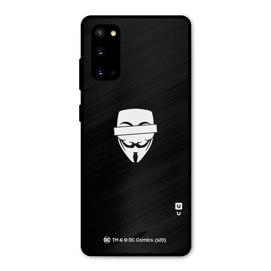 Vendetta Minimal Mask Metal Back Case for Galaxy S20