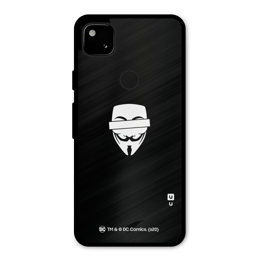 Vendetta Minimal Mask Metal Back Case for Google Pixel 4a