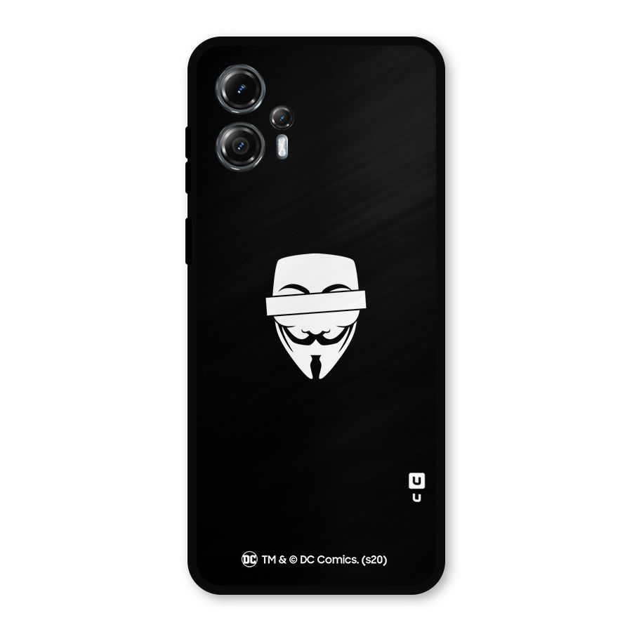 Vendetta Minimal Mask Metal Back Case for Moto G13