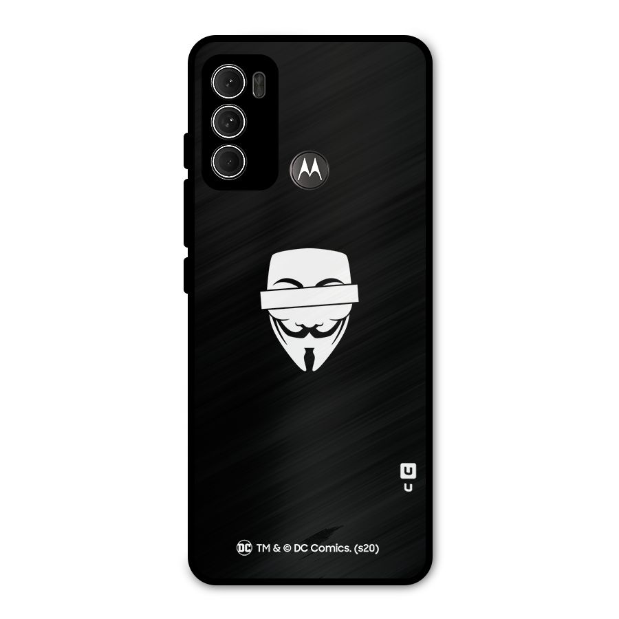 Vendetta Minimal Mask Metal Back Case for Moto G60