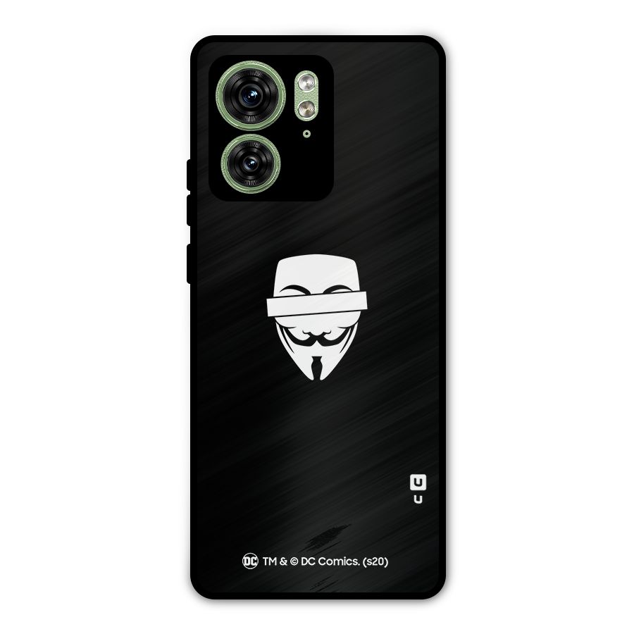 Vendetta Minimal Mask Metal Back Case for Motorola Edge 40 5G