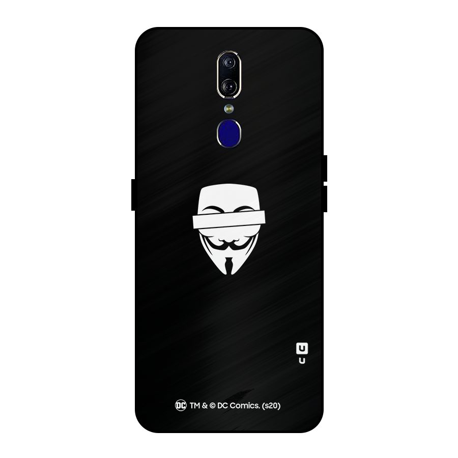 Vendetta Minimal Mask Metal Back Case for Oppo F11