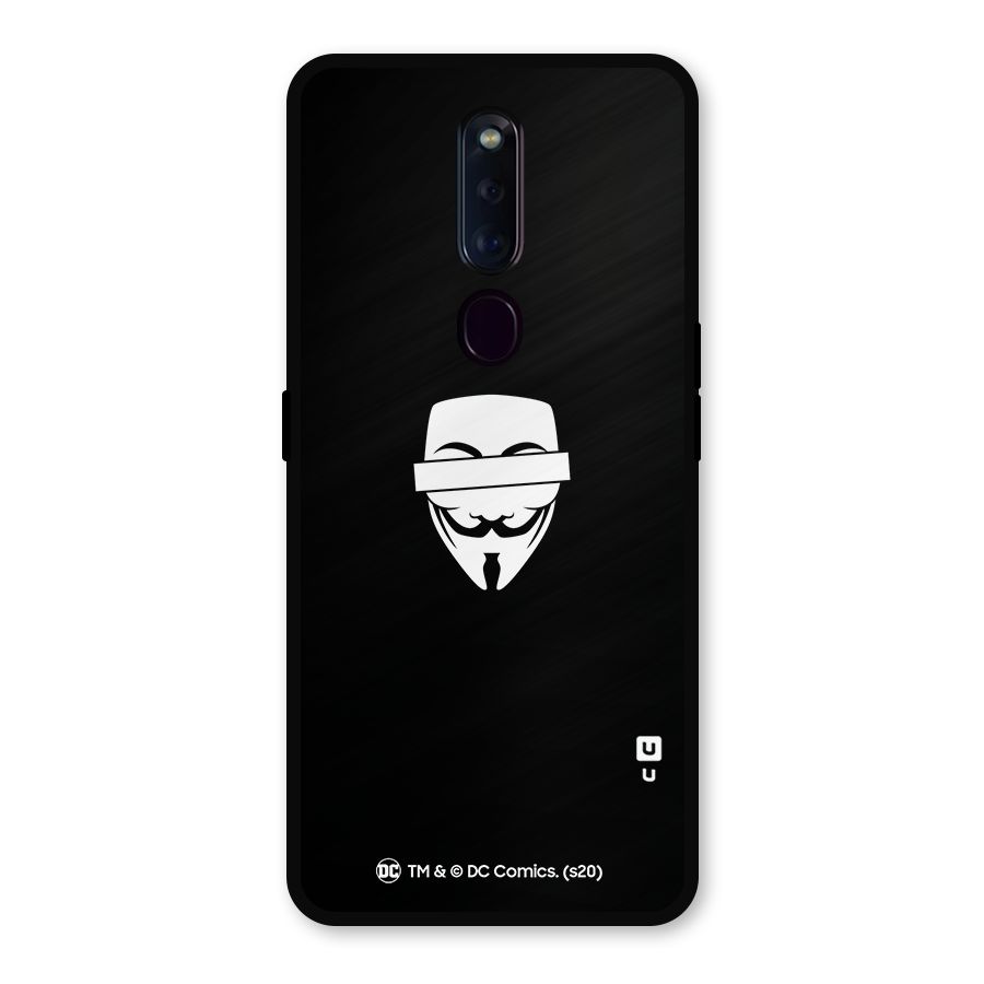 Vendetta Minimal Mask Metal Back Case for Oppo F11 Pro