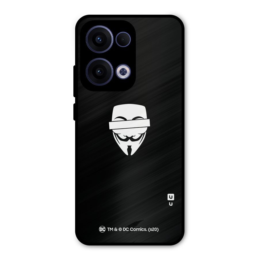 Vendetta Minimal Mask Metal Back Case for Oppo Reno13