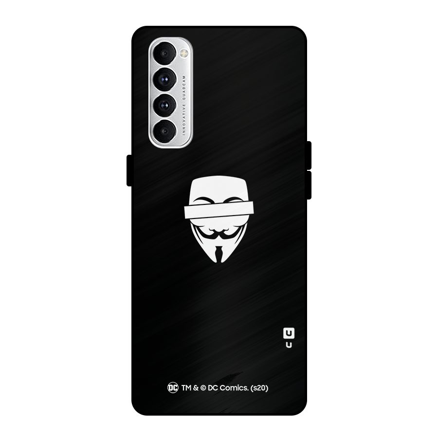 Vendetta Minimal Mask Metal Back Case for Oppo Reno4 Pro