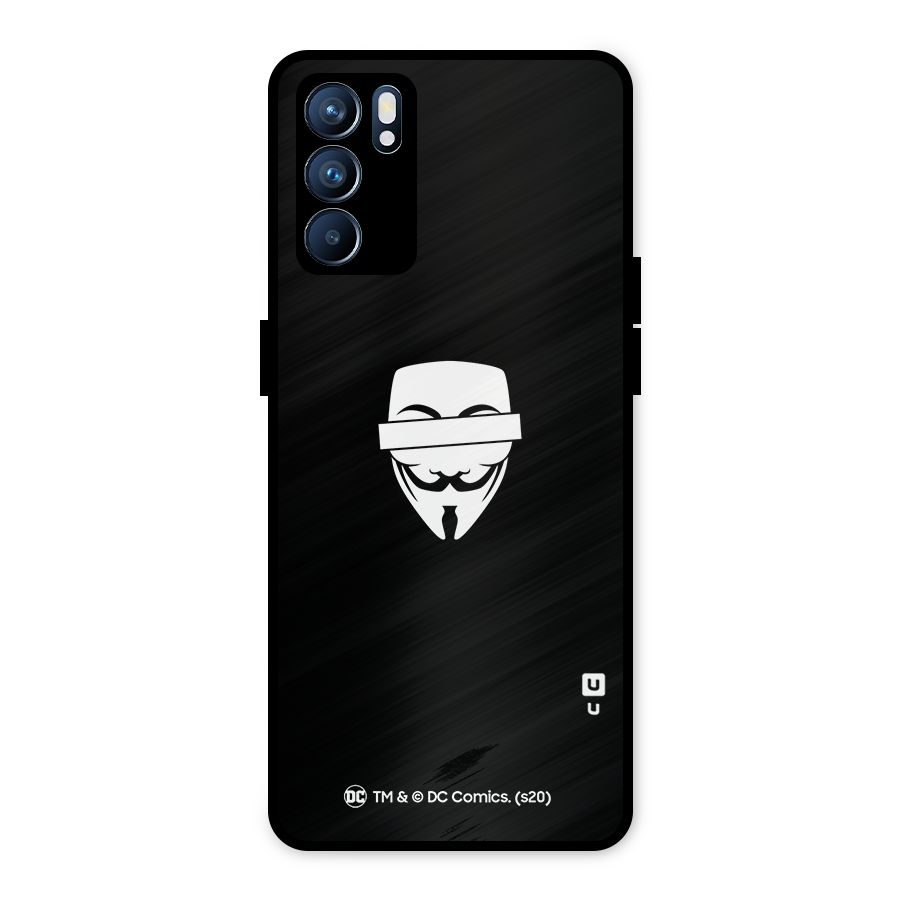 Vendetta Minimal Mask Metal Back Case for Oppo Reno6 5G