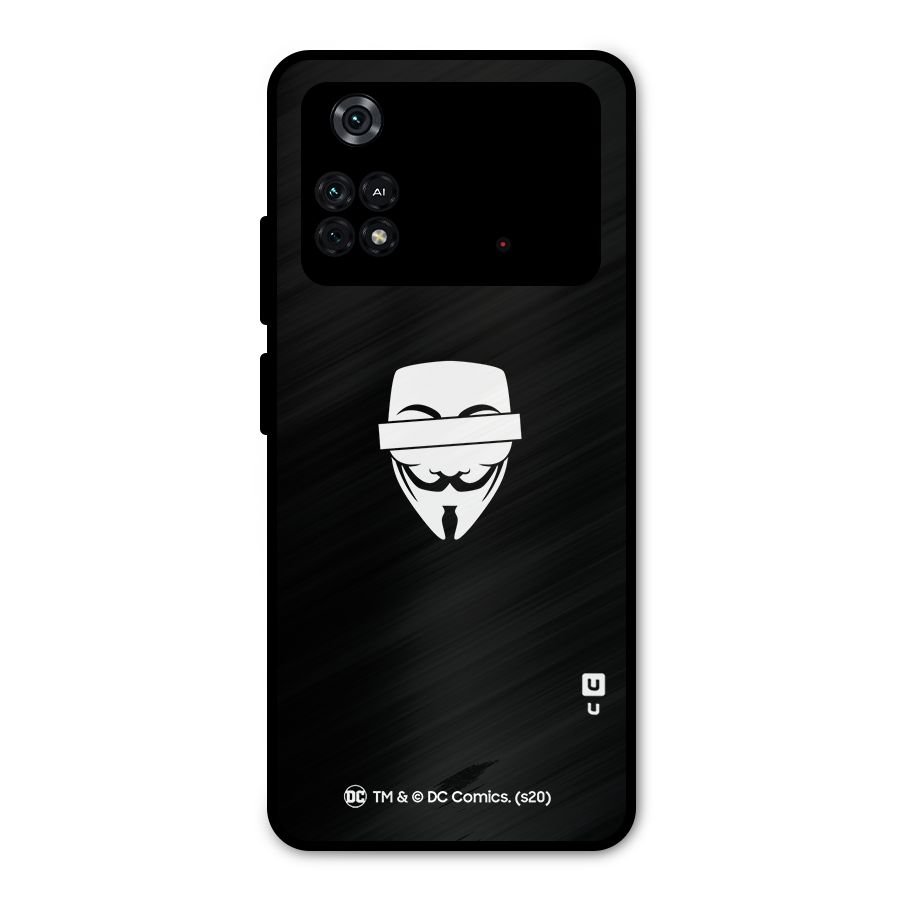 Vendetta Minimal Mask Metal Back Case for Poco M4 Pro 4G