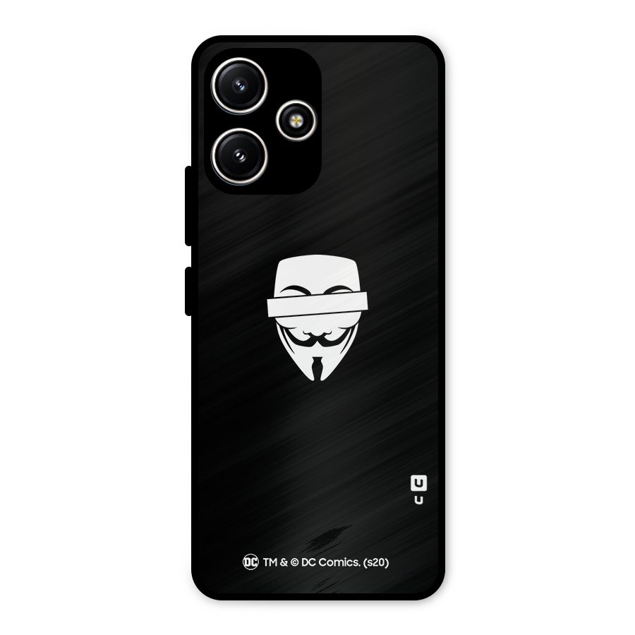 Vendetta Minimal Mask Metal Back Case for Poco M6 Pro
