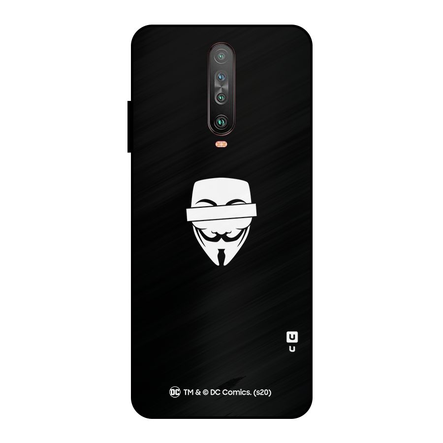 Vendetta Minimal Mask Metal Back Case for Poco X2