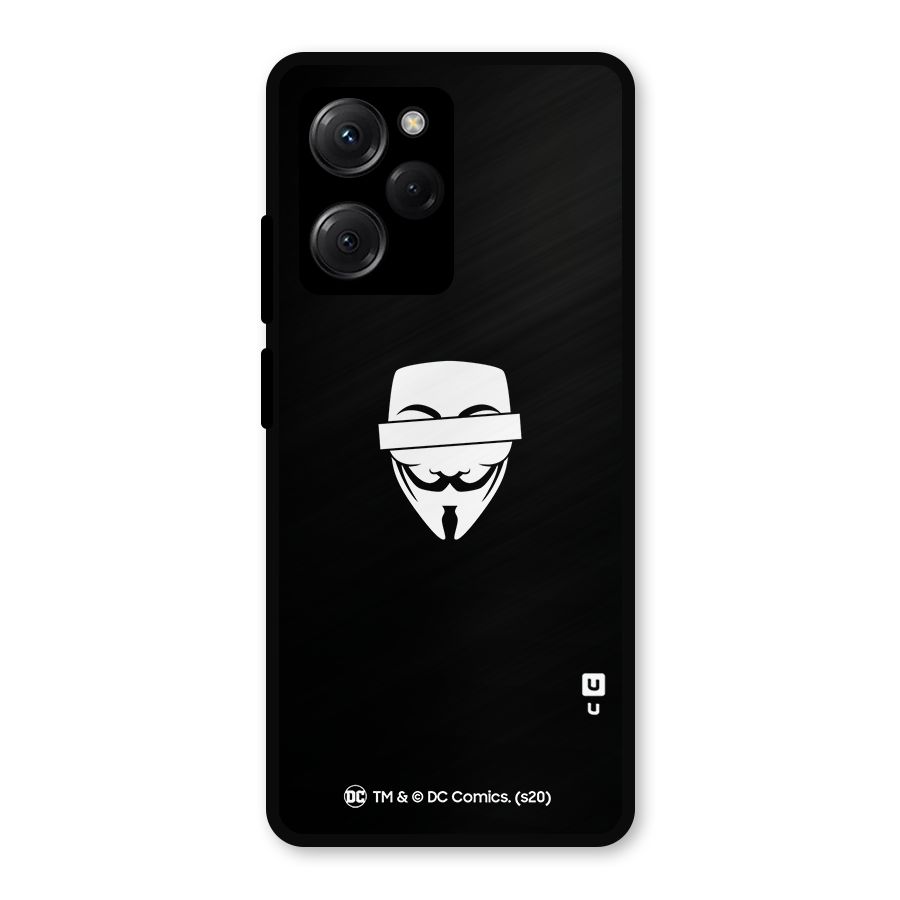 Vendetta Minimal Mask Metal Back Case for Poco X5 Pro