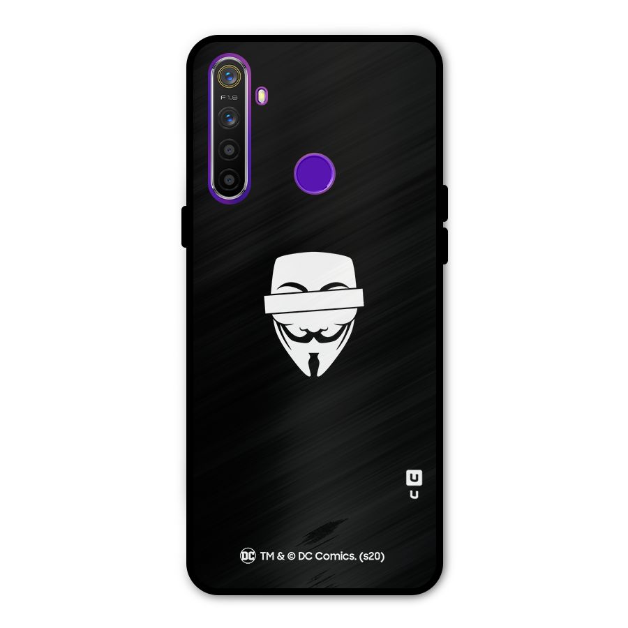 Vendetta Minimal Mask Metal Back Case for Realme 5i