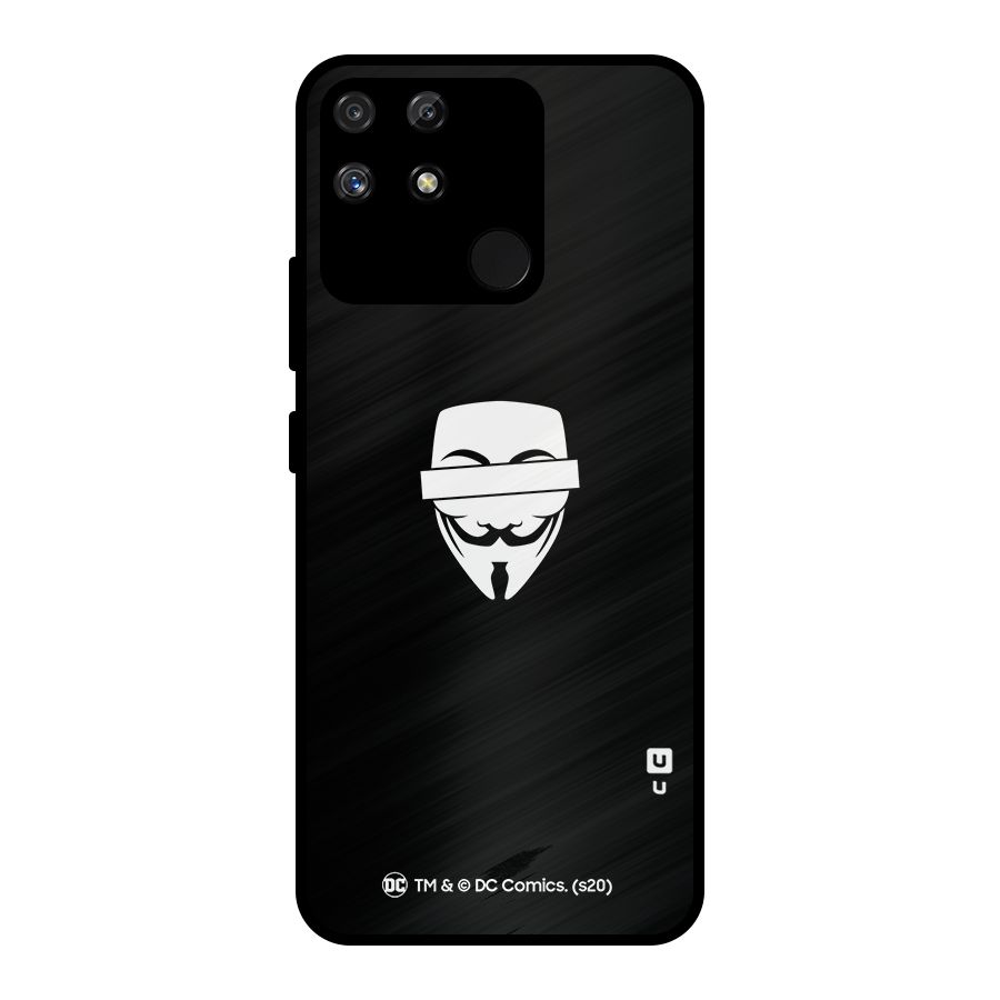 Vendetta Minimal Mask Metal Back Case for Realme Narzo 50A