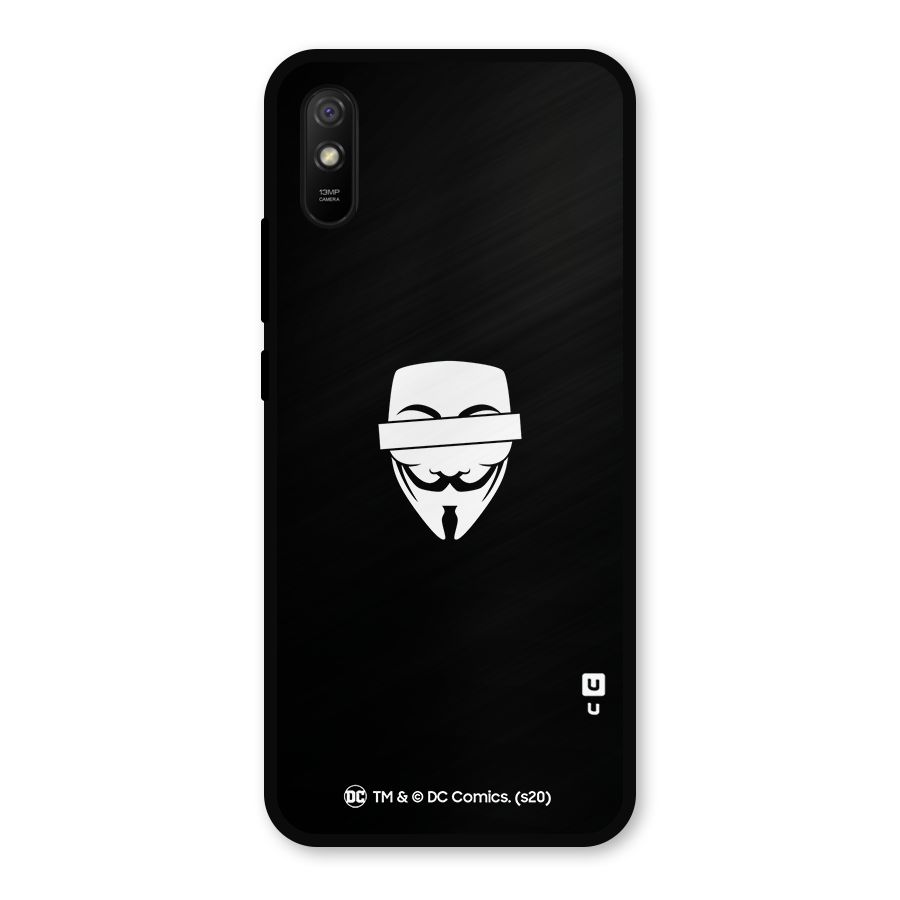 Vendetta Minimal Mask Metal Back Case for Redmi 9i
