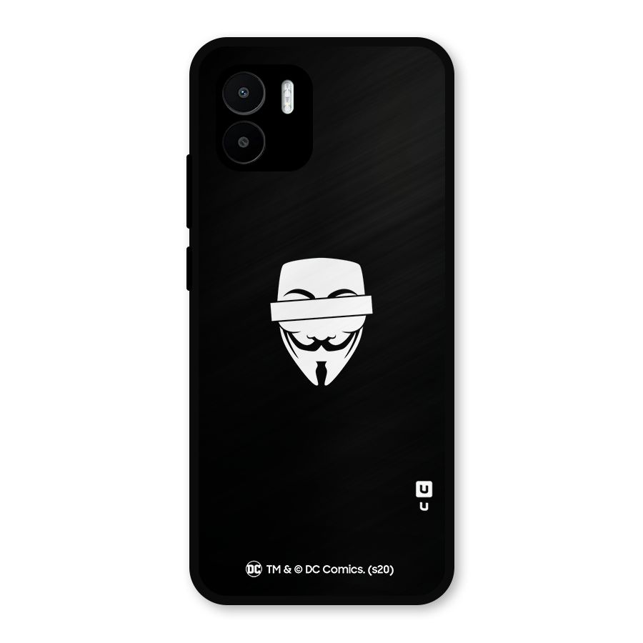 Vendetta Minimal Mask Metal Back Case for Redmi A1
