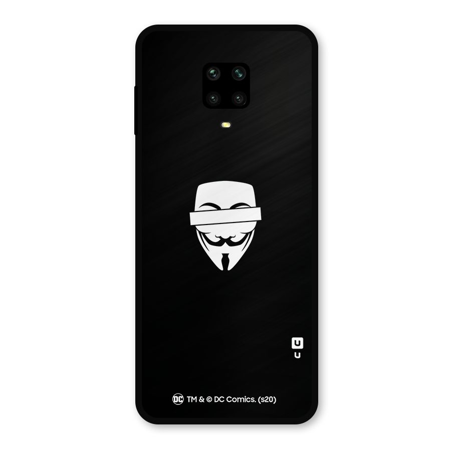 Vendetta Minimal Mask Metal Back Case for Redmi Note 10 Lite