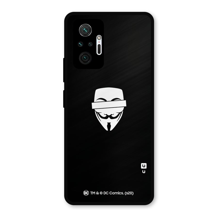 Vendetta Minimal Mask Metal Back Case for Redmi Note 10 Pro Max