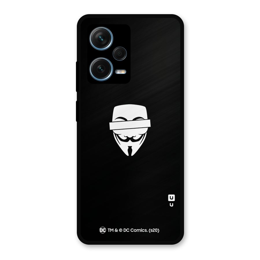 Vendetta Minimal Mask Metal Back Case for Redmi Note 12 Pro Plus 5G