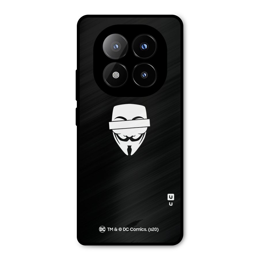 Vendetta Minimal Mask Metal Back Case for Redmi Note 14 Pro Plus 5G
