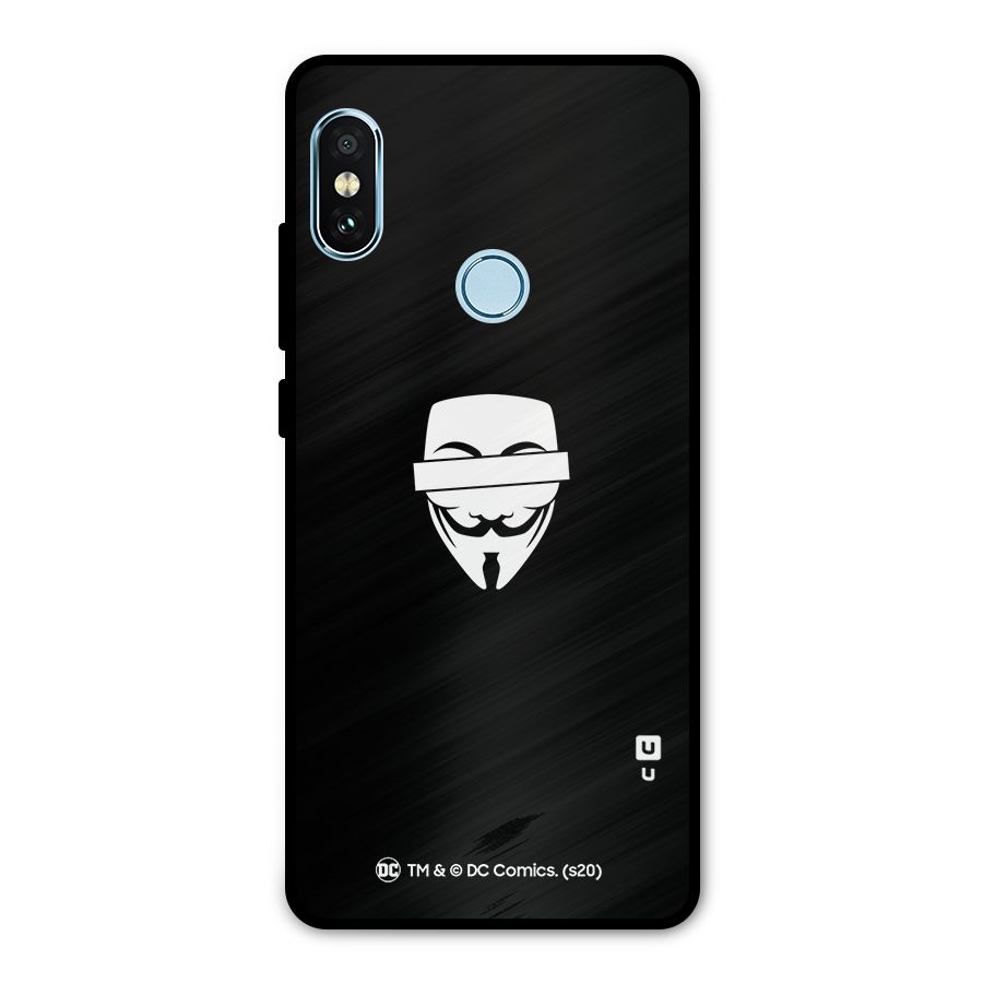 Vendetta Minimal Mask Metal Back Case for Redmi Note 5 Pro