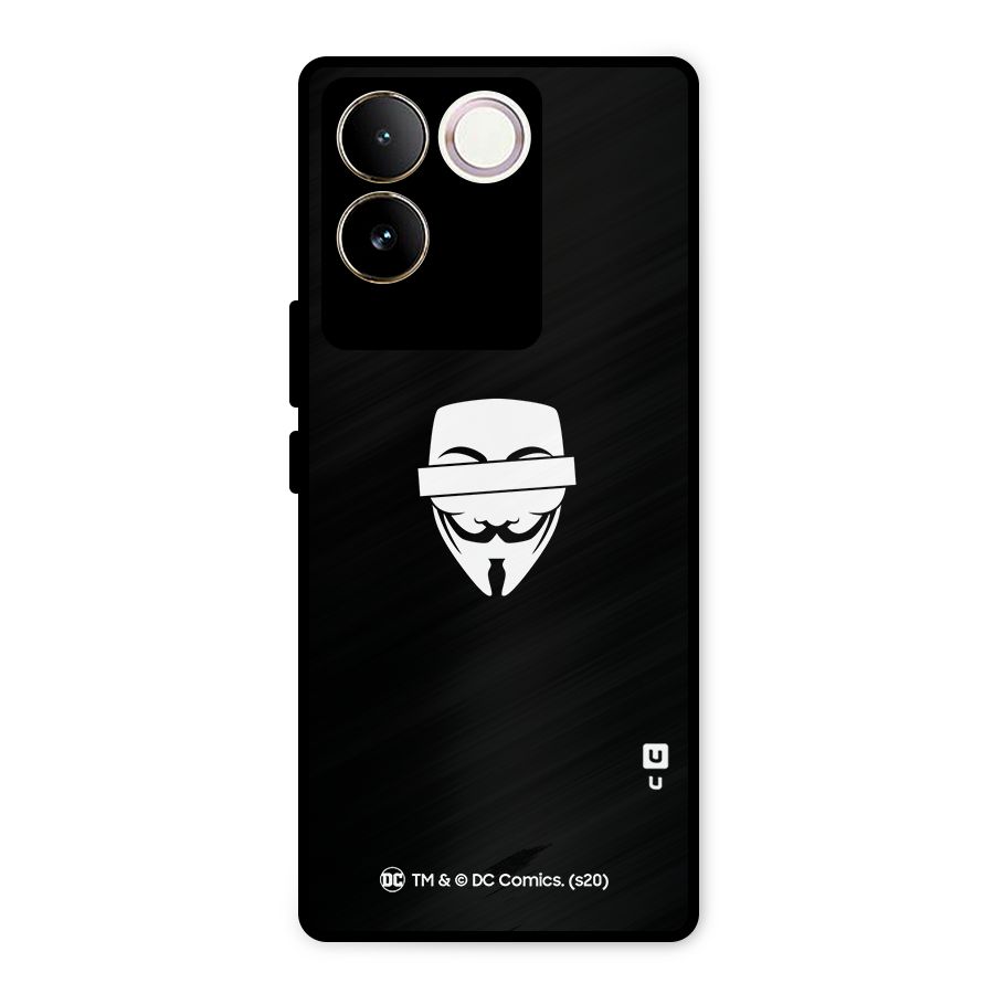 Vendetta Minimal Mask Metal Back Case for Vivo T2 Pro