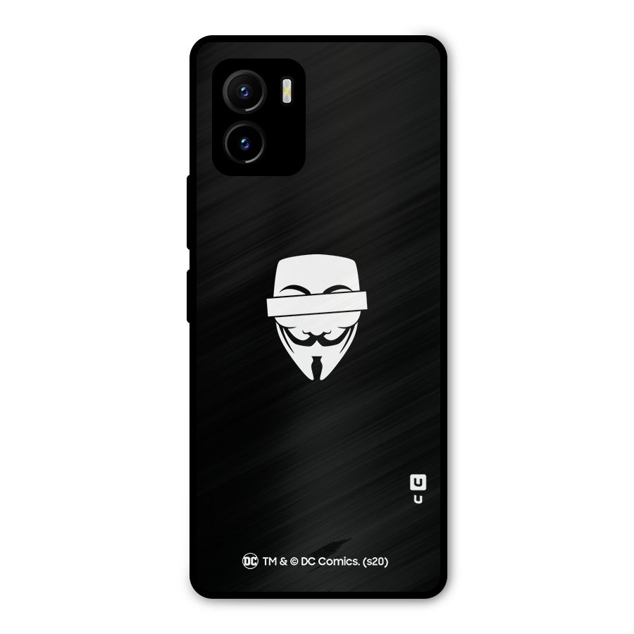 Vendetta Minimal Mask Metal Back Case for Vivo Y15s