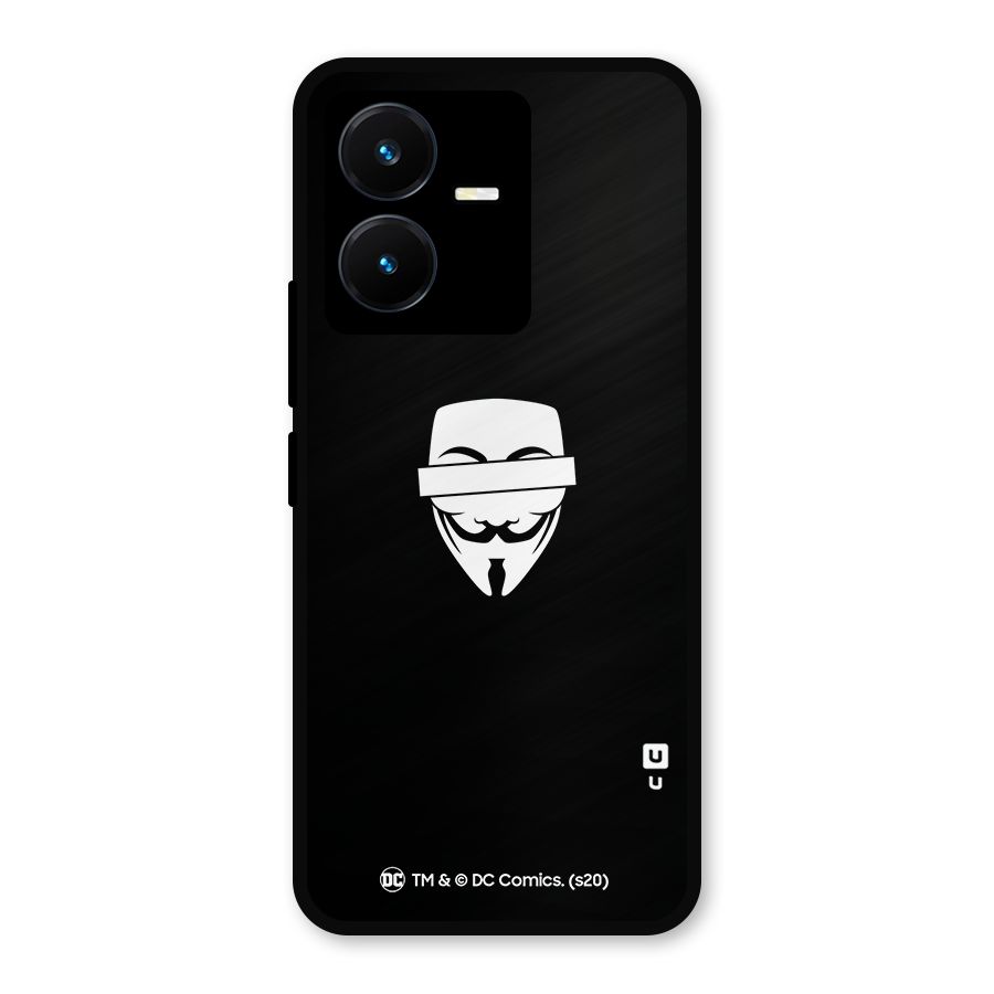 Vendetta Minimal Mask Metal Back Case for Vivo Y22s