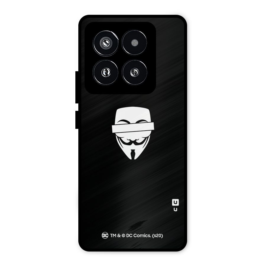 Vendetta Minimal Mask Metal Back Case for Xiaomi 14 Pro