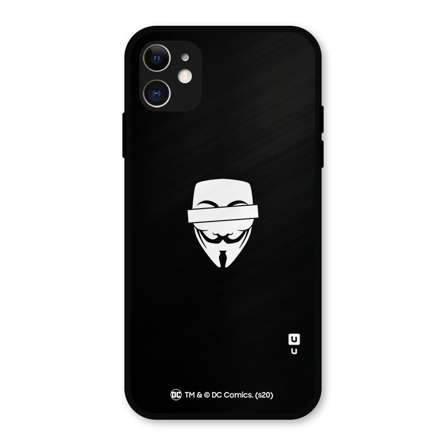 Vendetta Minimal Mask Metal Back Case for iPhone 11