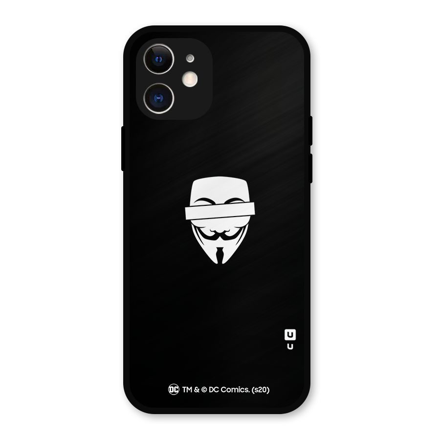 Vendetta Minimal Mask Metal Back Case for iPhone 12