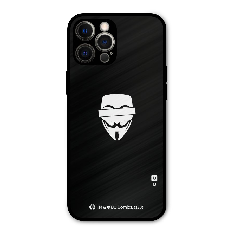 Vendetta Minimal Mask Metal Back Case for iPhone 12 Pro Max