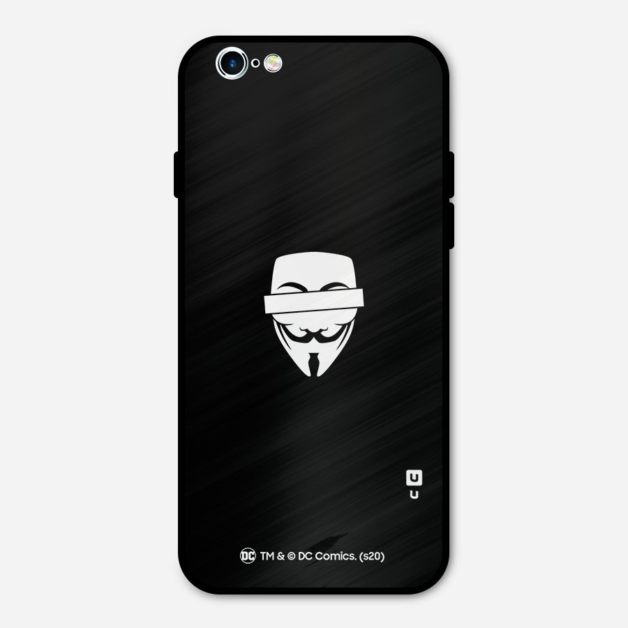 Vendetta Minimal Mask Metal Back Case for iPhone 6 6s