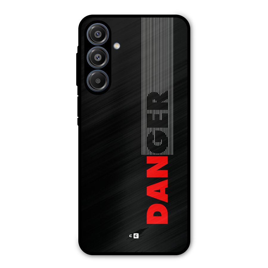 Vertical Danger Metal Back Case for Galaxy A16 5G